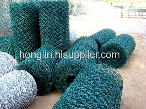 PVC coated hexagonal wire mesh