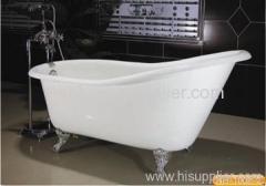 slipper cast iron bathtub