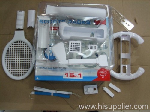 WII 15 in 1 sports kit