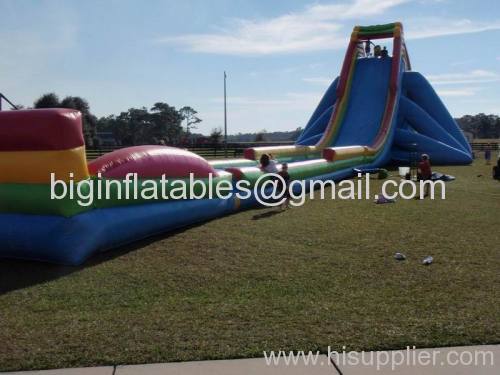 inflatable water slide