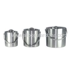 stainless steel ice bucket