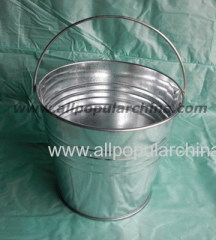 Galvanized bucket