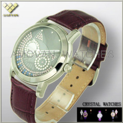 wrist quartz crystal watches