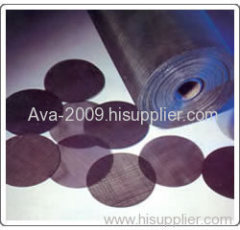 black wire mesh