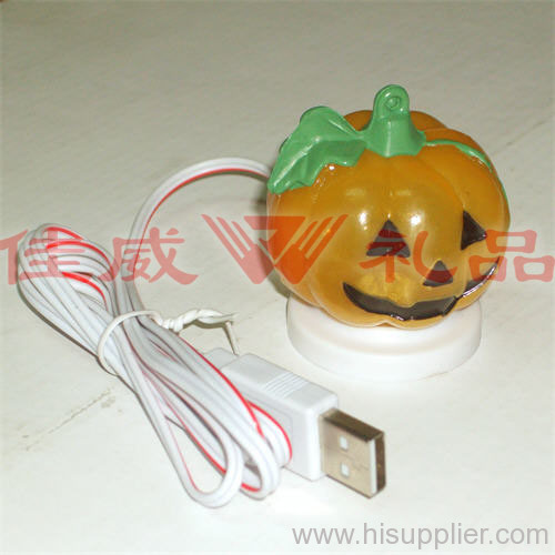 USB LED pumpkin candle