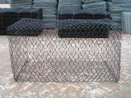 Gabion hexagonal wire meshes