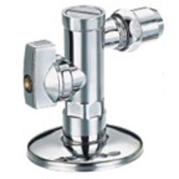 Angle valve with nut