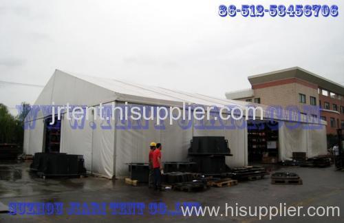 big warehouse tent