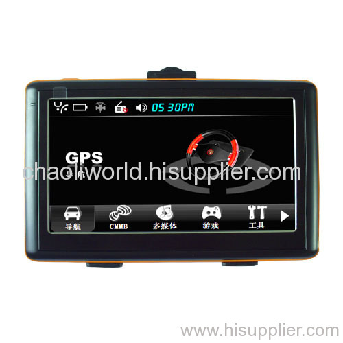 5.0inchCar gps navigator (MP3,MP4,FM,AV-IN,4GB inside touch screen)5005
