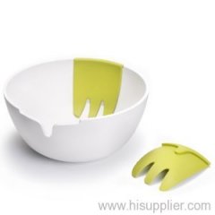 Hand On Salad Bowl