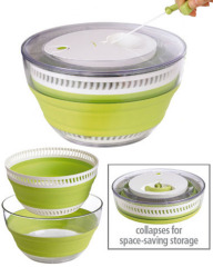 collapsible salad spinner