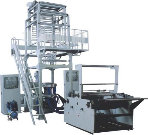 Double layer blowing machine