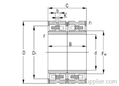 Four row cylindrical roller bearing FC