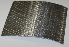 Double foil single layer bubble foil insulation