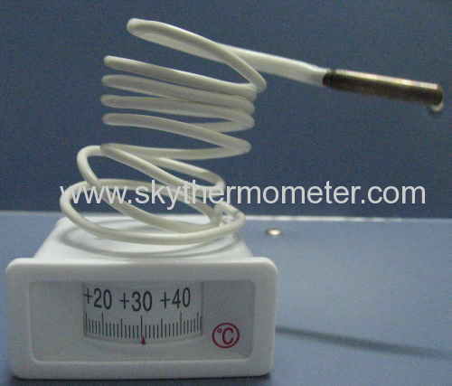Plastic case capillary thermometer