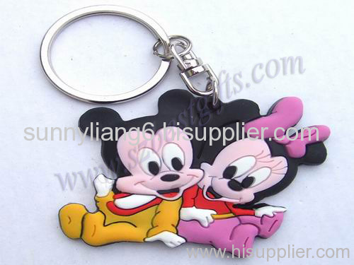 Soft PVC keychain