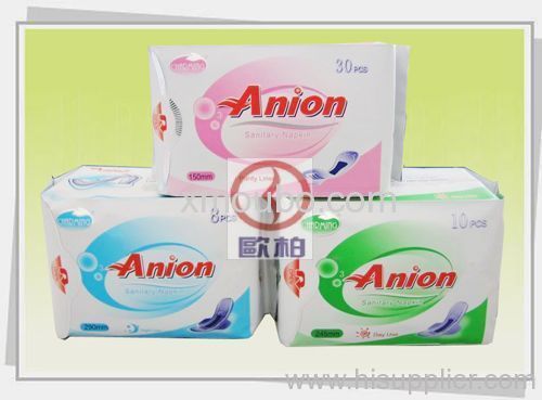 anion sanitary napkins