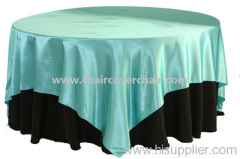 satin table overlay