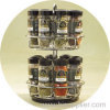 16bottles rotatable spice rack