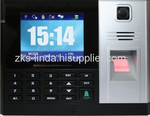 Multimedia Fingerprint Time Attendance and Access Control System ZKS-F2