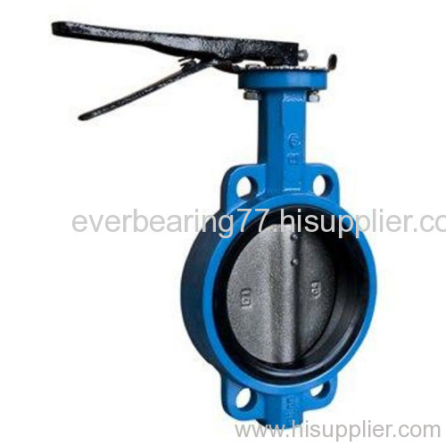 cast iron wafer type butterfly valve