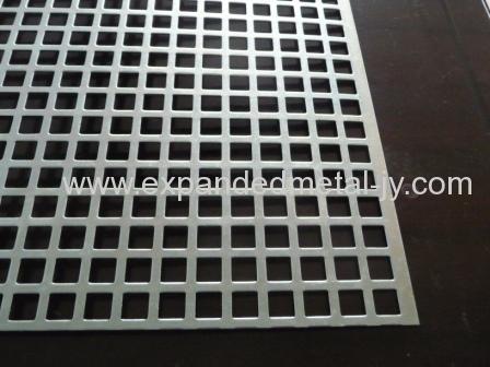 Square Hole Punched Mesh
