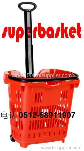 plastic shopping cart