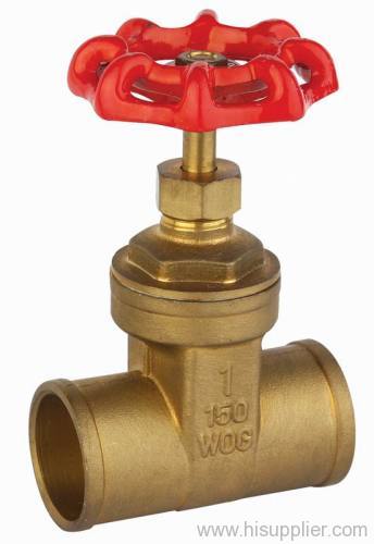 brass weld gate valve