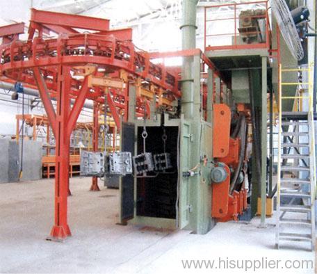 piled and released type abrasive blasting equipment
