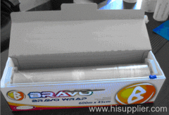 Hotel PVC cling film with slitting cutter&plastic holders