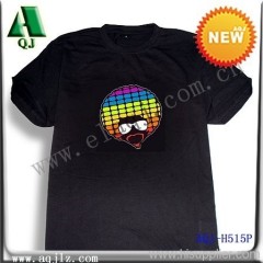 plastic sound actived t-shirt