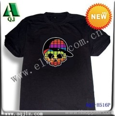 plastic sound actived t-shirt