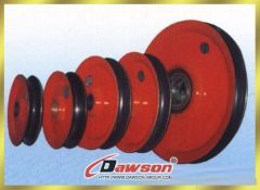 Hot rolled steel wheels sheaves