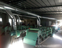 yarn waste recycle complete line