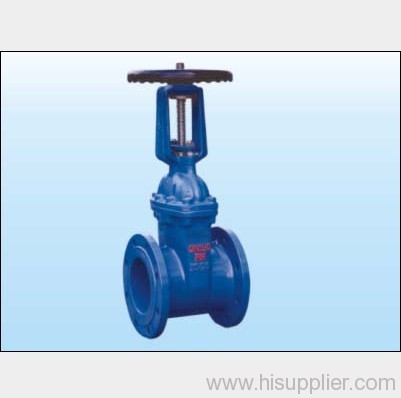 Rising stem resilient seated gate valve