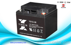 12V38AH maintenance free lead acid battery