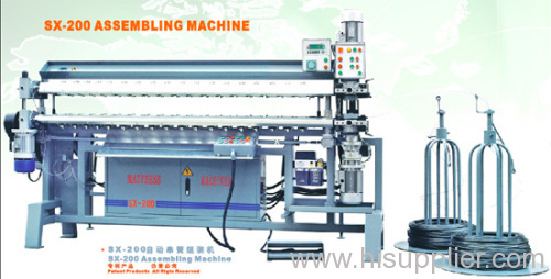 AUTOMATIC SPRING ASSEMBLING MACHINE