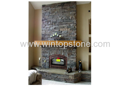 Stone fireplaces