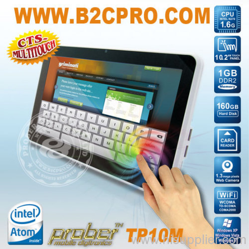 Multi touch tablet pc