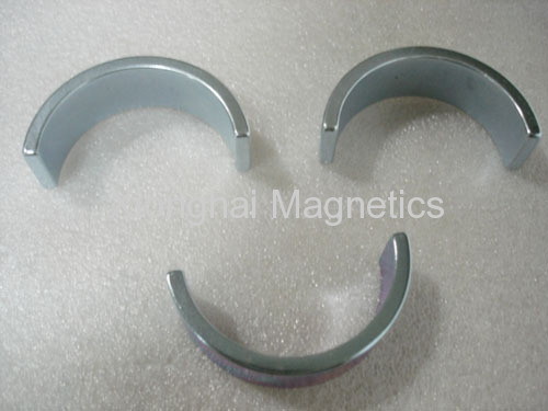 N50 Parylene plated Neodymium Segment Magnet