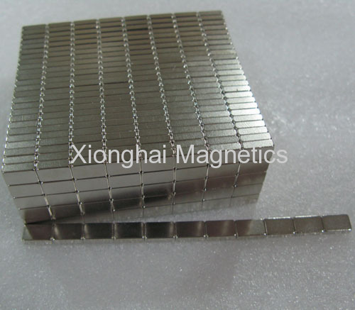 China manufacturer and exporter NdFeB Rare Earth Block Magnet size 0.5