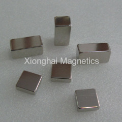 Permanent NdFeB magnets shape with bolck