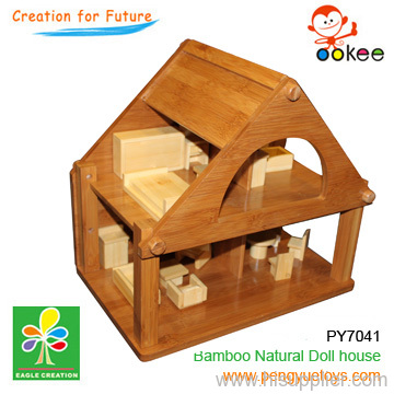 Bamboo doll house
