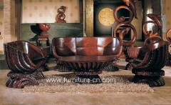 Wooden furniture (sofa)