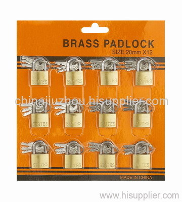 brass padlock