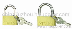 brass padlock