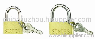 brass padlock