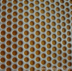 pvc coated round hole perforated metal sheet