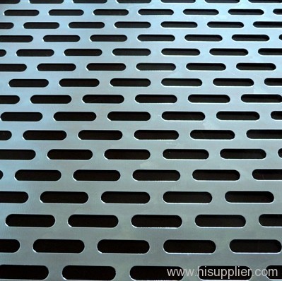 oblong hole perforated Sheet