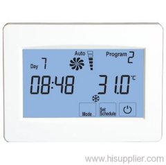 Touch screen thermostat